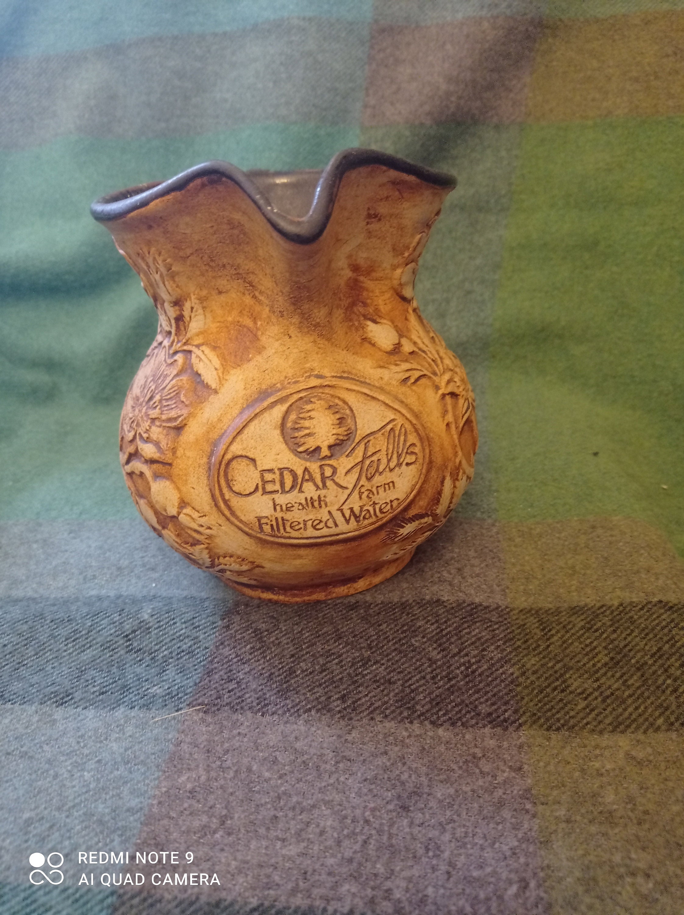 Attractive Quantock Design Studio Pottery Water Jug Cedar Etsy UK