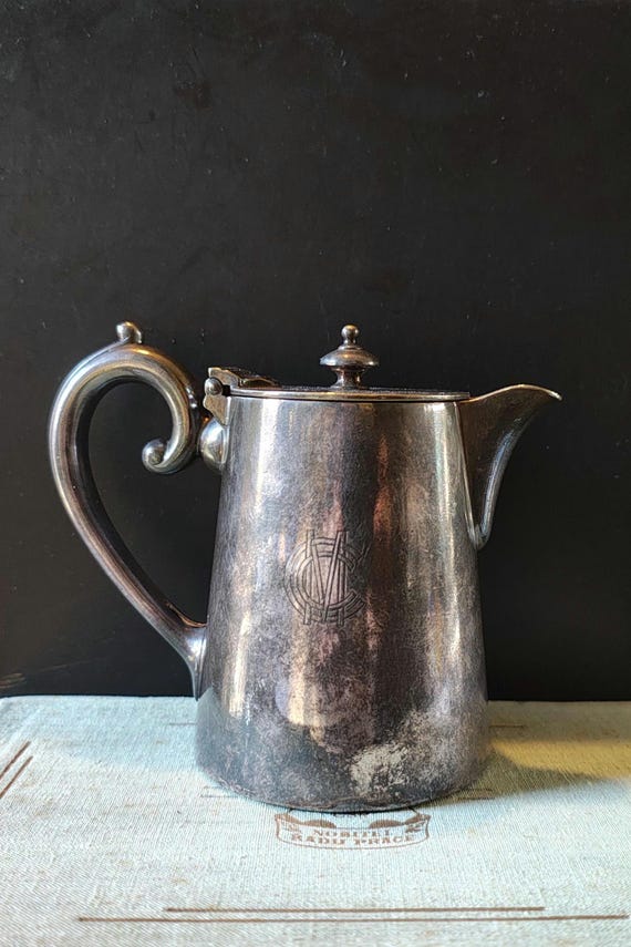 Antique Mappin Webb Princess Plate 1/2 Pint Hot Water Pot UK