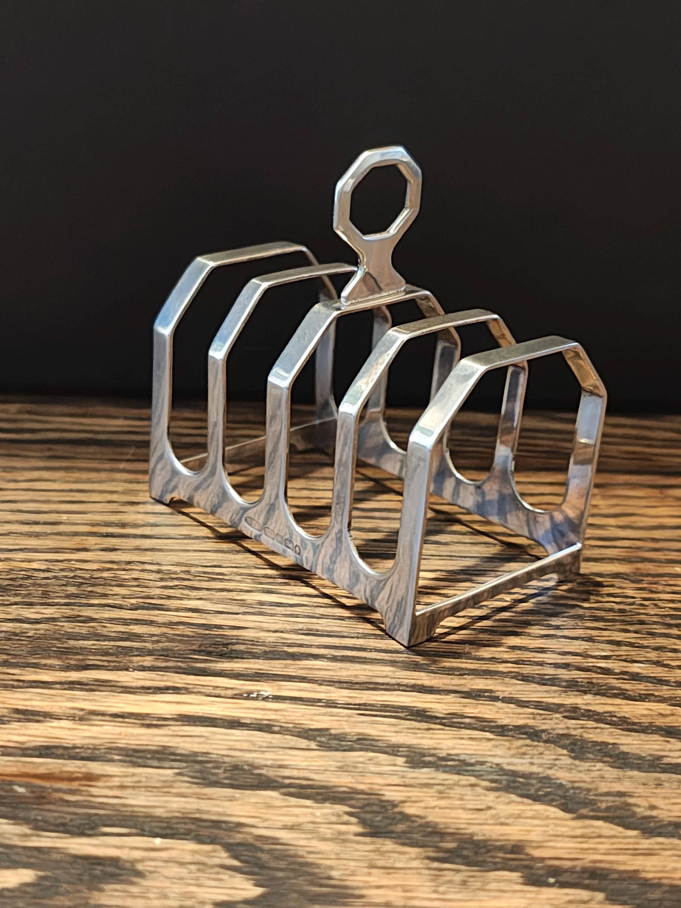 Porte-pain Antique En Argent Massif Anglais - Style Gothique Vers 1926 - Docker & Burn Ltd