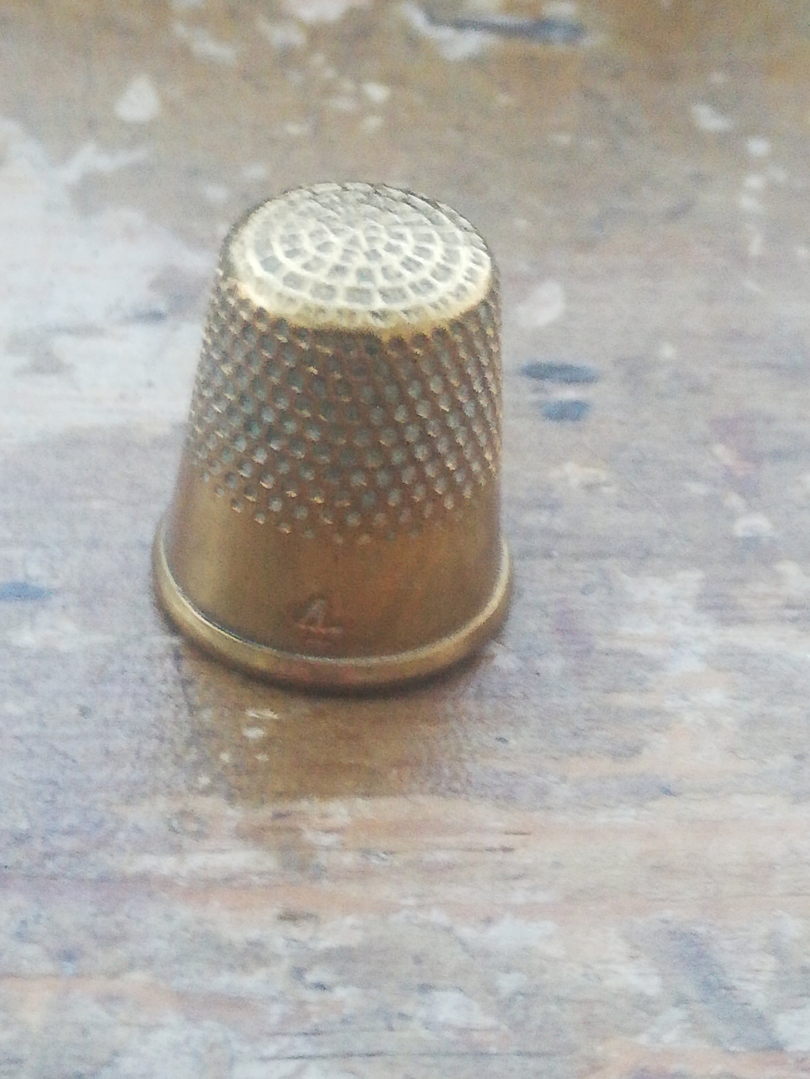 A Set of 9 Collectable Antique Brass Thimble Etsy