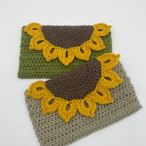 Patrón de ganchillo de bolso de girasol ~ descarga digital