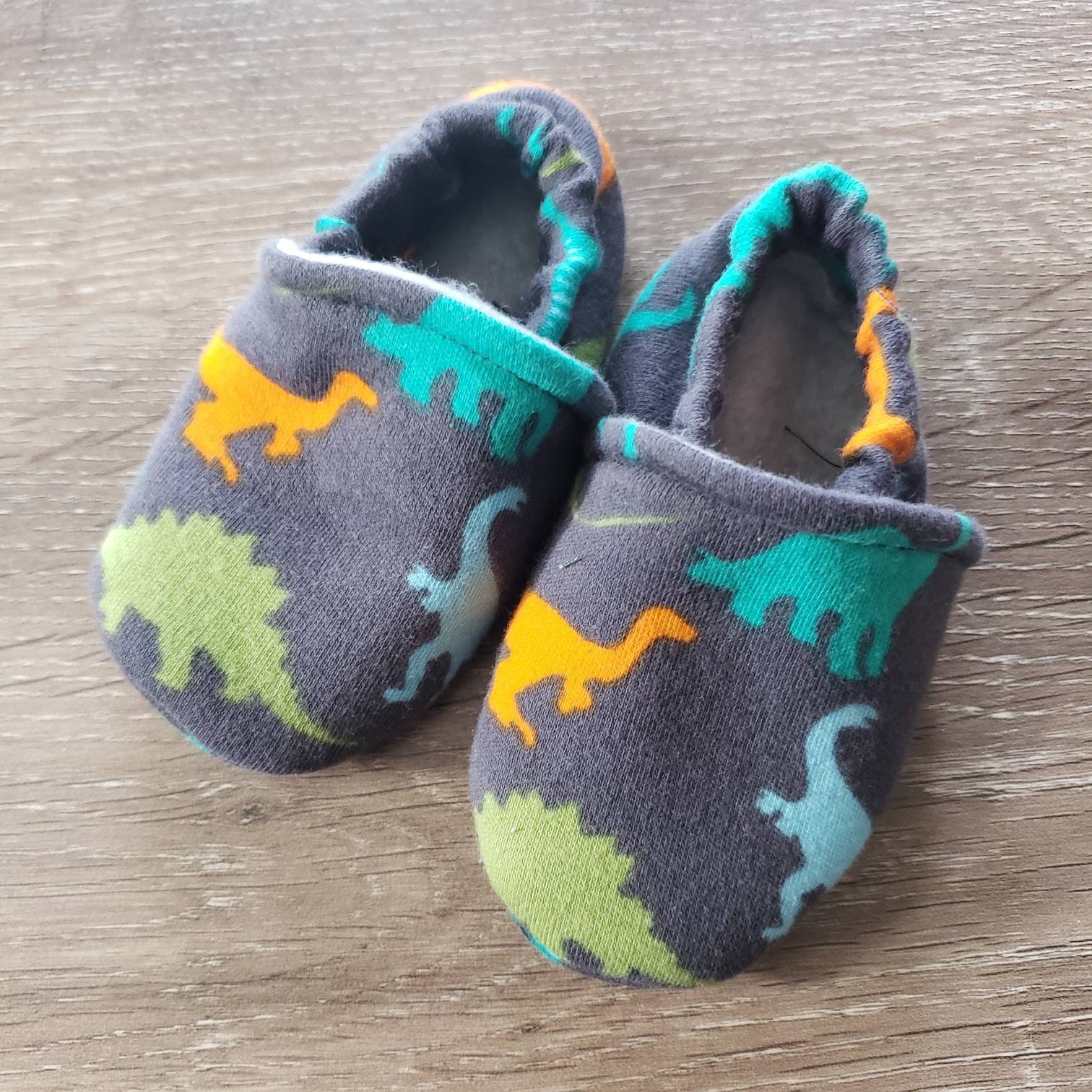 Dinosaur Baby Booties Handmade Perfect Gift Idea Free Etsy