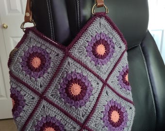 Boho purse, Crochet purse, crochet handbag, crochet bag, handmade purse, boho bag, shoulder bag, birthday, purse, gift, tote bag