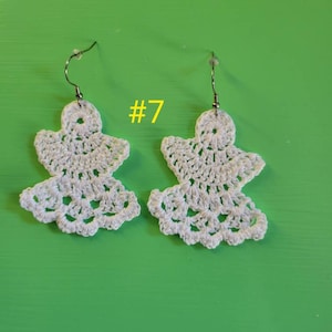 Angel Earring pdf Pattern Crocheted