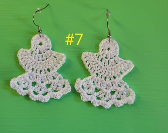 Angel Earring pdf Pattern Crocheted