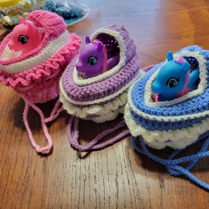 Crocheted Cupcake Cradle Purse Etsy