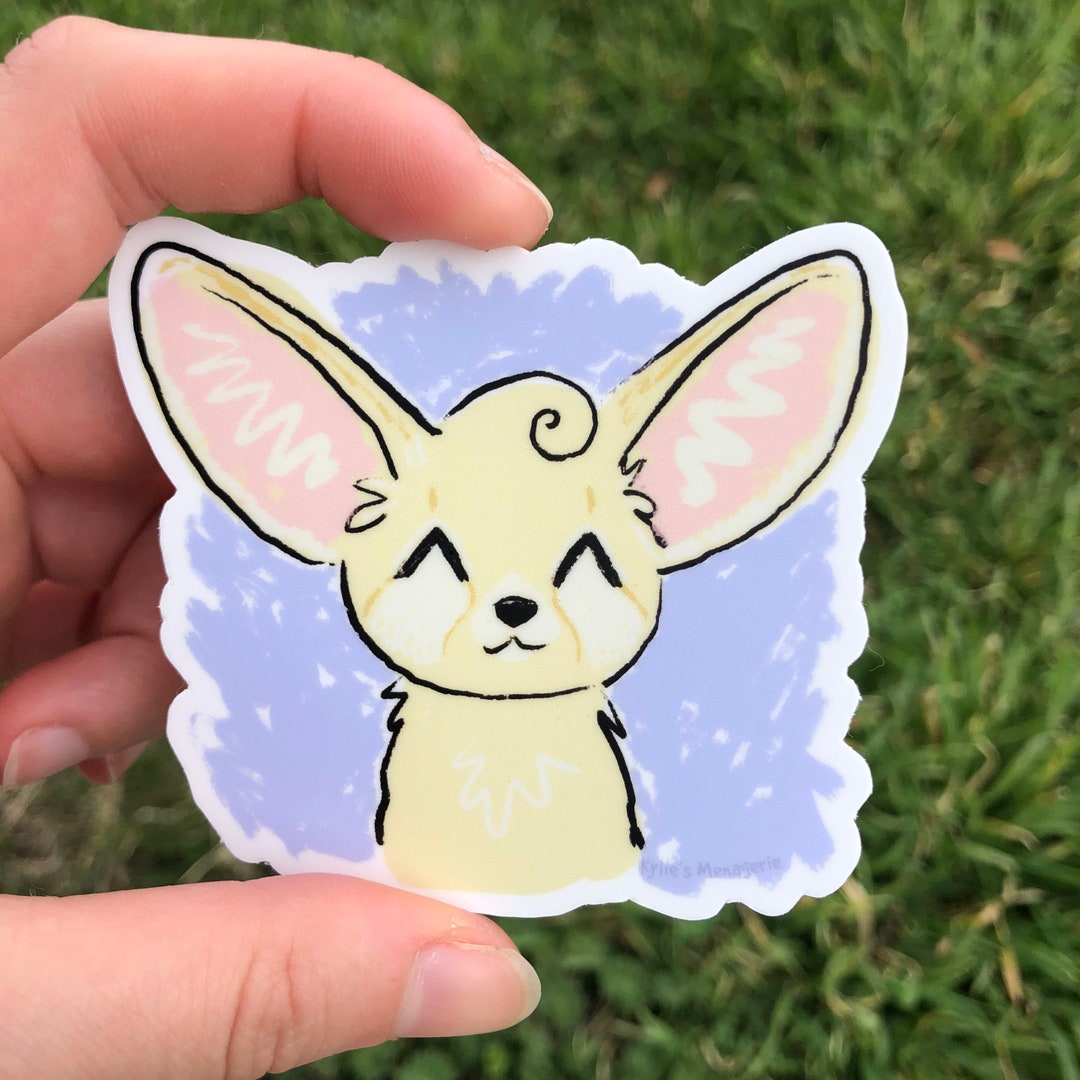 Fennec Fox Vinyl Sticker Decal Cute Animal Art - Etsy