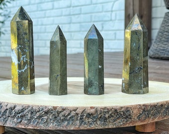 Pyrite Tower. You Pick. Pyrite Points. Healing Crystals. Metaphysical Tools. Home Decor. Meditation Elements. Crystal Gifts. Home Decor