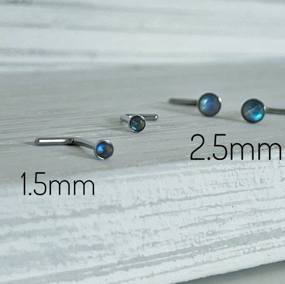 Moonstone 2024 nose stud