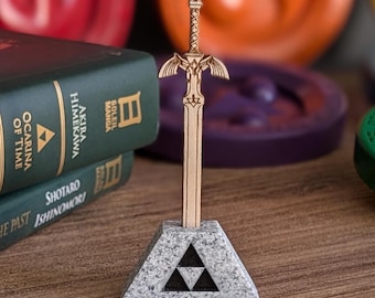 ゼルダの伝説 時のオカリナ ミニチュアマスターソードペン 台座