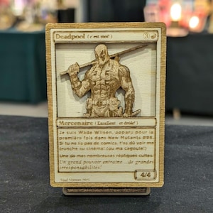 Carte 3D Shadowbox Deadpool
