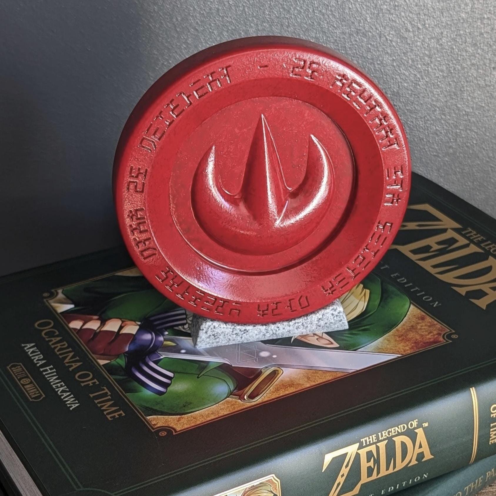 ゼルダの伝説 時のオカリナ 賢者のメダル。高級樹脂製装飾品として