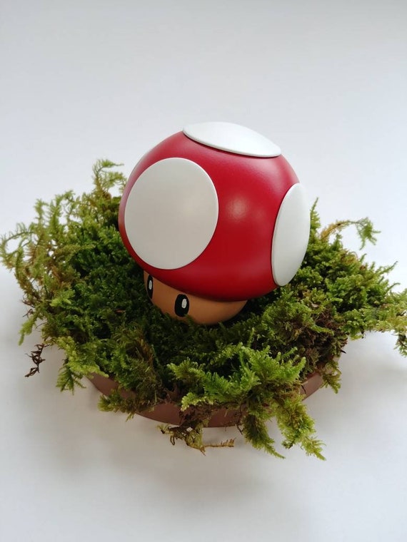 1 Up Grow Up Mushroom From Super Mario Bros Decoration For Etsy