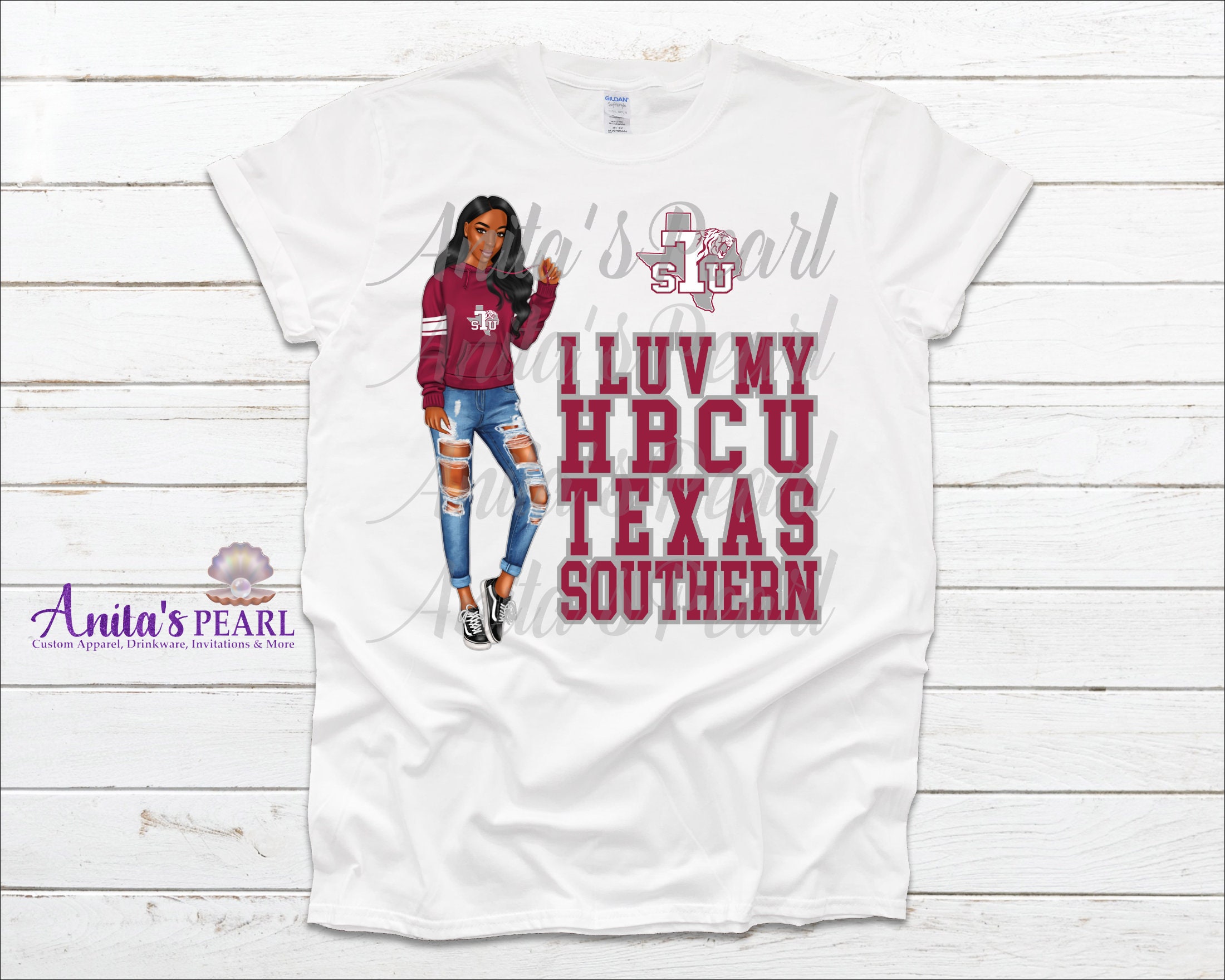 TSU HBCU T-Shirt HBCU Black History Graphic Shirt Historic Black College/University Texas Southern University