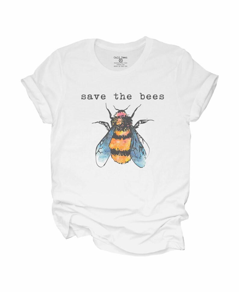Save the bees honey bees bee tshirt Bee Lover Tee Mom Etsy
