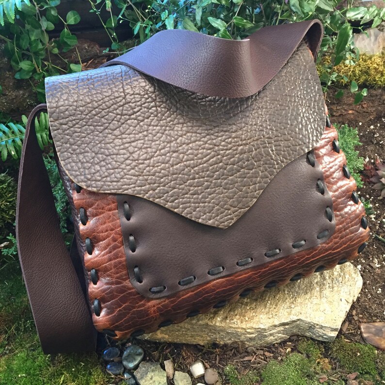 Leather Messenger Bag Man Purse Leather Satchel Cross Body Etsy