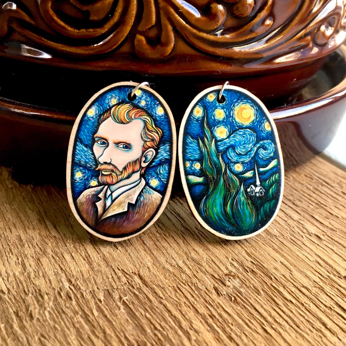 Van gogh earrings Clearance