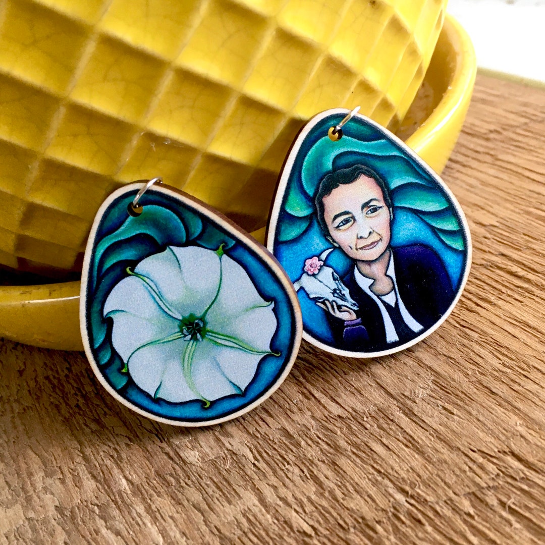 Okeefe Artist Earrings Art Earrings for Teachers & Etsy