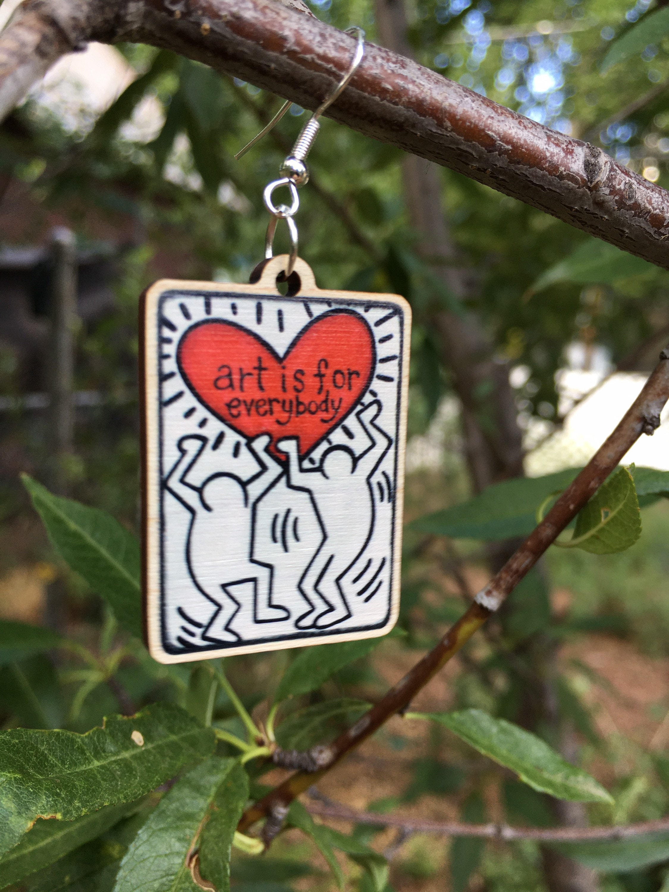 Keith Haring Earrings Artist Earrings for Art Teachers & Etsy