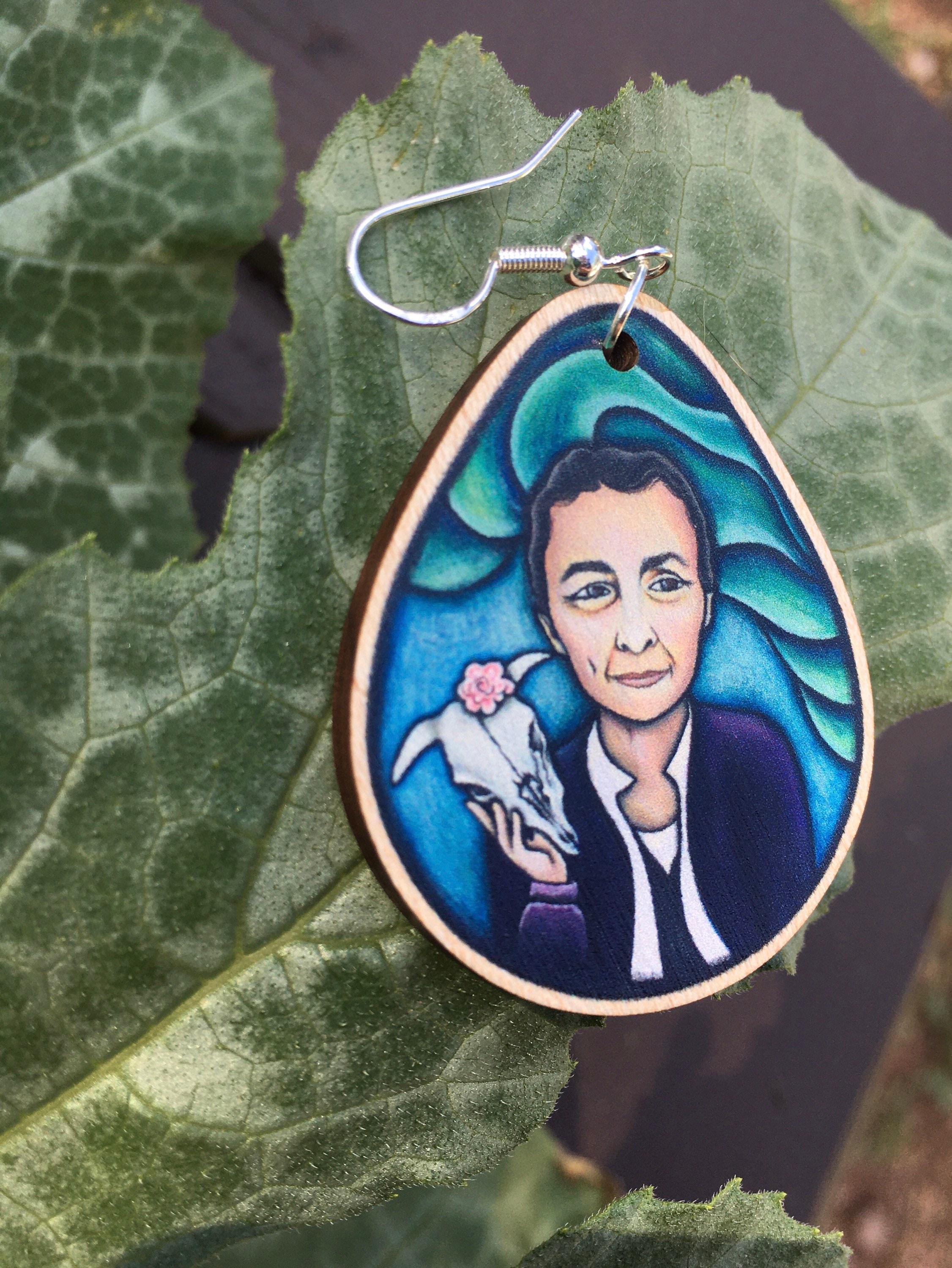 Okeefe Artist Earrings Art Earrings for Teachers & Etsy