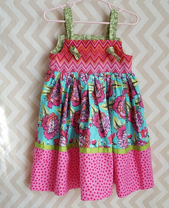 Floral Toddler 3T Summer Dress / Twirl Dress | Etsy