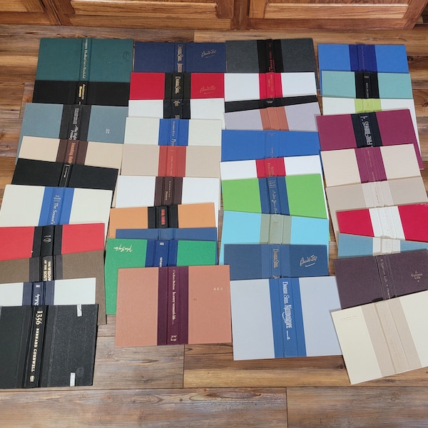 Lot of 40 Deconstructed Book Covers for Crafts (Lot A)