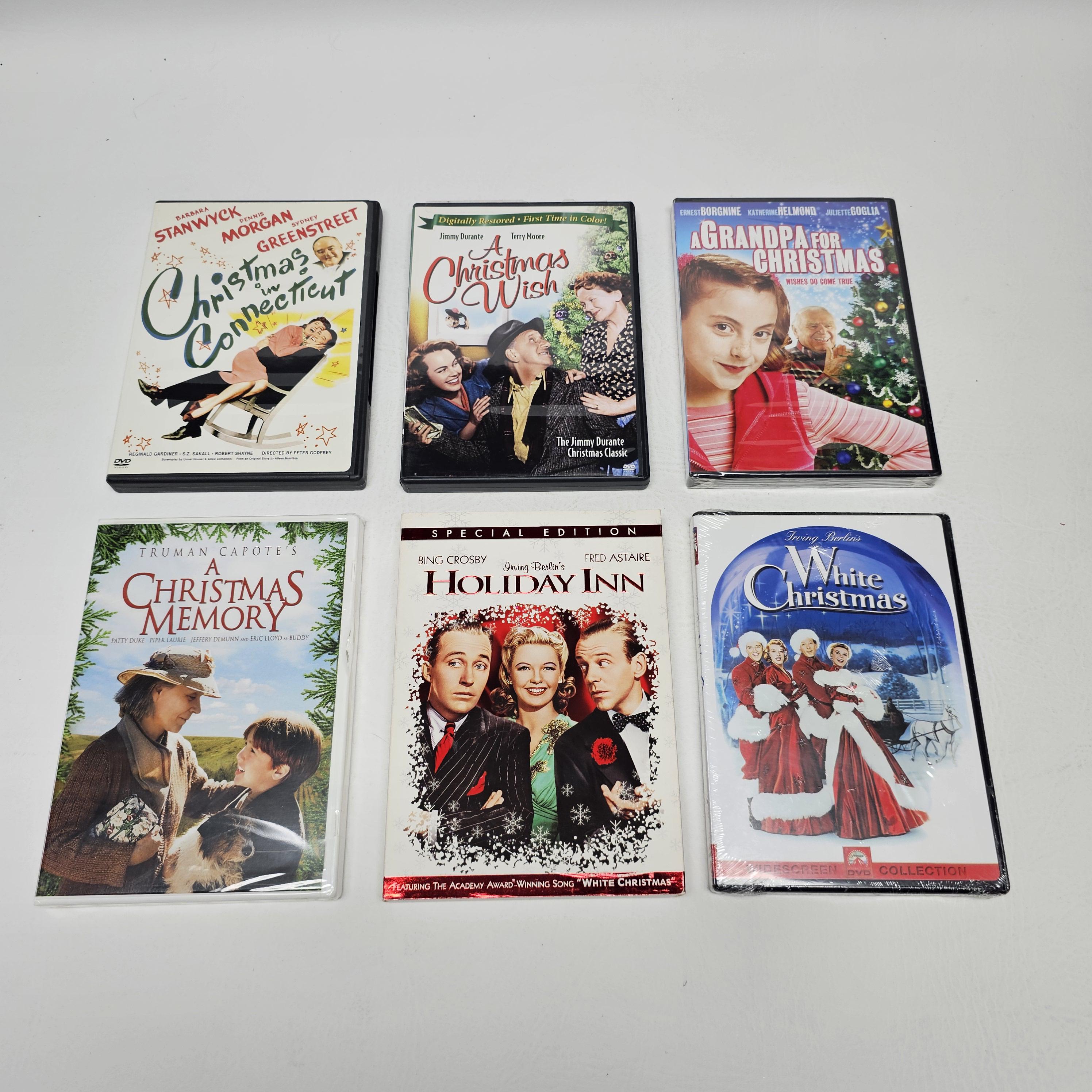 Bundle Lot of 6 Classic Vintage Christmas Movies DVDs
