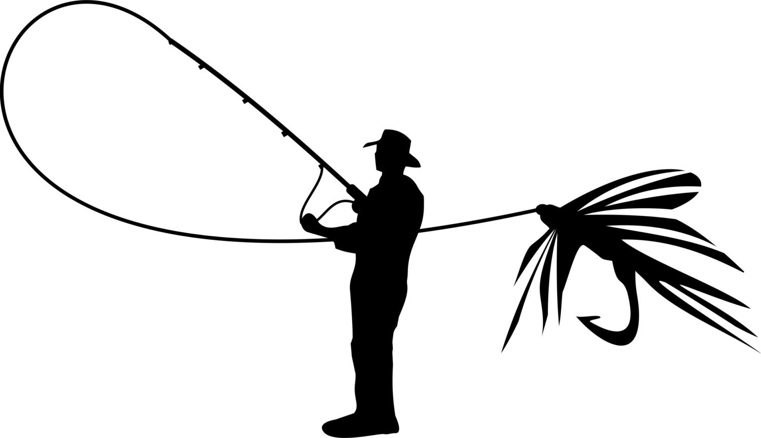 Fly Fishing Vinyl Decal Etsy