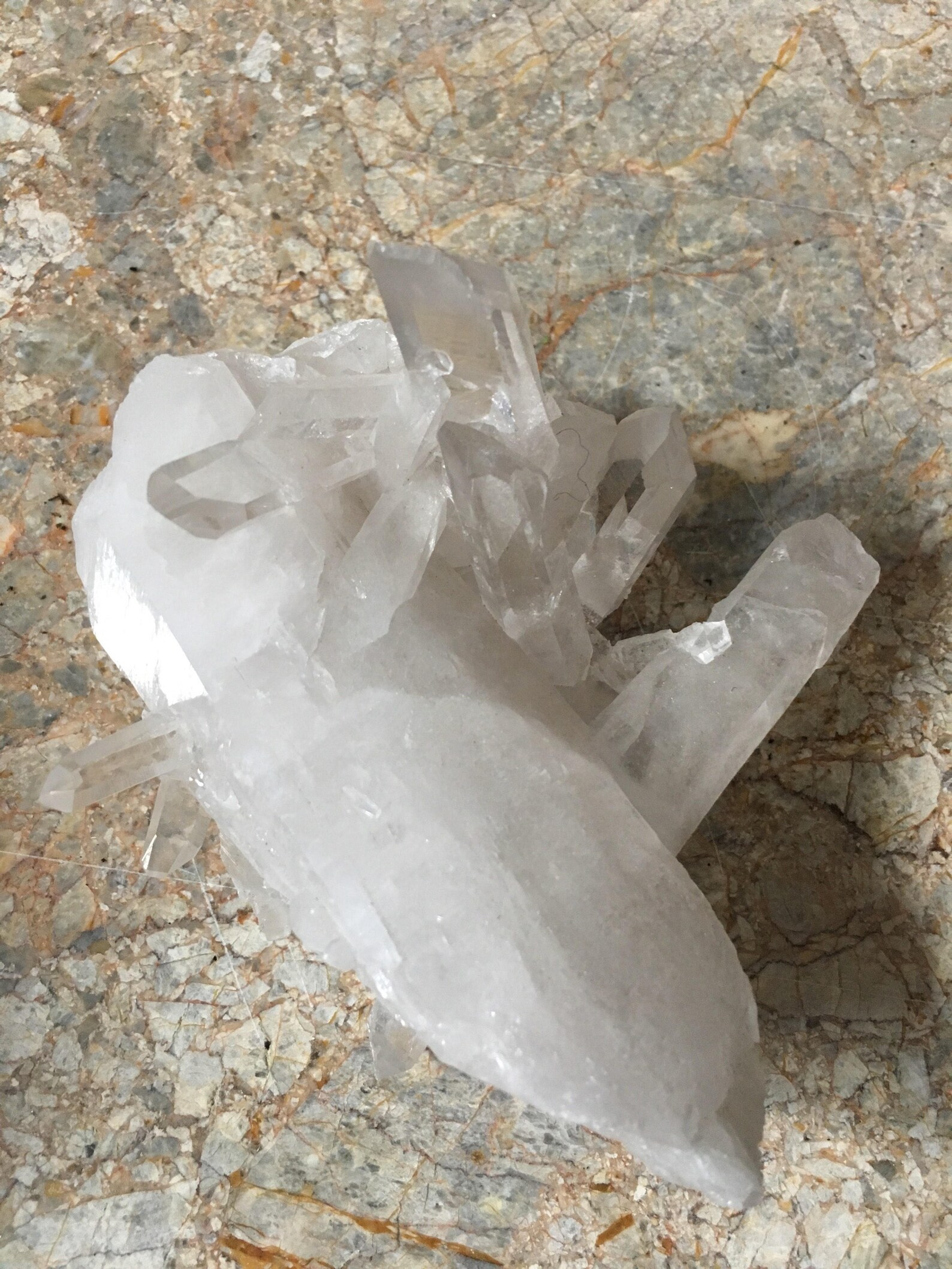 Natural Rock Quartz Crystal Point Cluster Master Healer | Etsy