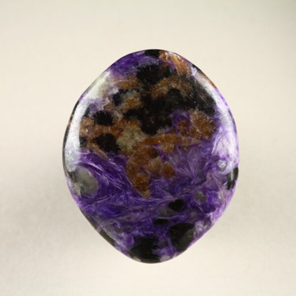 Charoite Palmstone, Reiki Healing stone, aids Sleep, can help with ADHD etc...