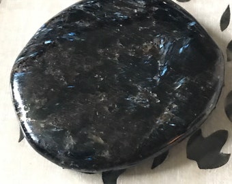 Astrophyllite Crystal Palm Stone Find your lifes purpose, Reiki Healing Stone Chakra Palmstone