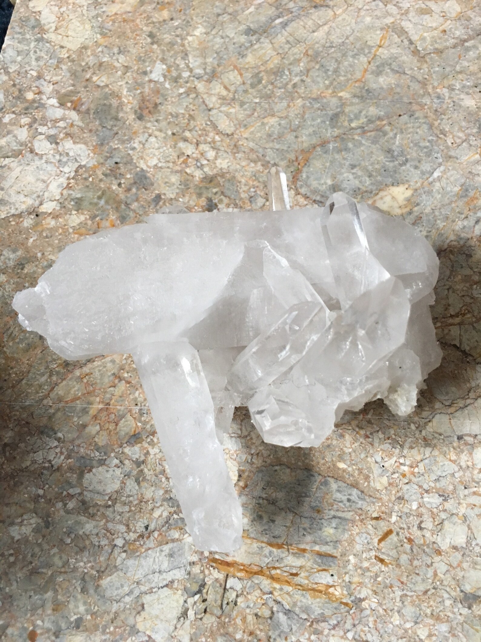 Natural Rock Quartz Crystal Point Cluster Master Healer | Etsy