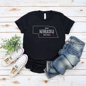 Nebraska Shirt, State Slogan T-Shirt, Short Sleeve Tee