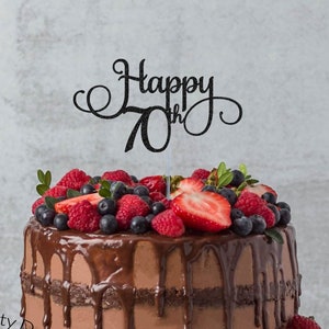 70th birthday party,70th birthday cake topper, seventieth birthday decorations, 70th birthday decorations, seventieth cake topper, 70th image 2