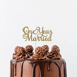 1st anniversary Cake topper, 1st wedding anniversary, First Anniversary Cake topper, 1st year Relationship, 1st year celebration