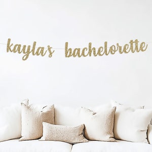 bannière EVJF, prénom EVJF, décoration d&#39;enterrement de vie de jeune fille, personnalisé personnalisé, accessoires photo, décoration murale de toile de fond, décorations de fête