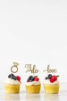 Engagement Cupcake Toppers, bridal shower cupcake toppers, engagement party decorations, bridal shower decorations, engagement decorations 