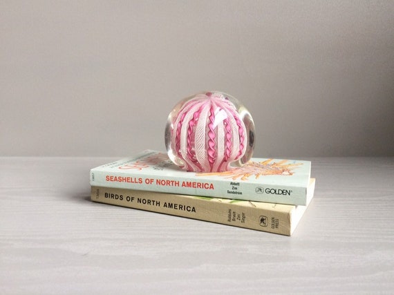 Shabby Chic Glass Paperweight Gift For Boss Lady Vintage Etsy