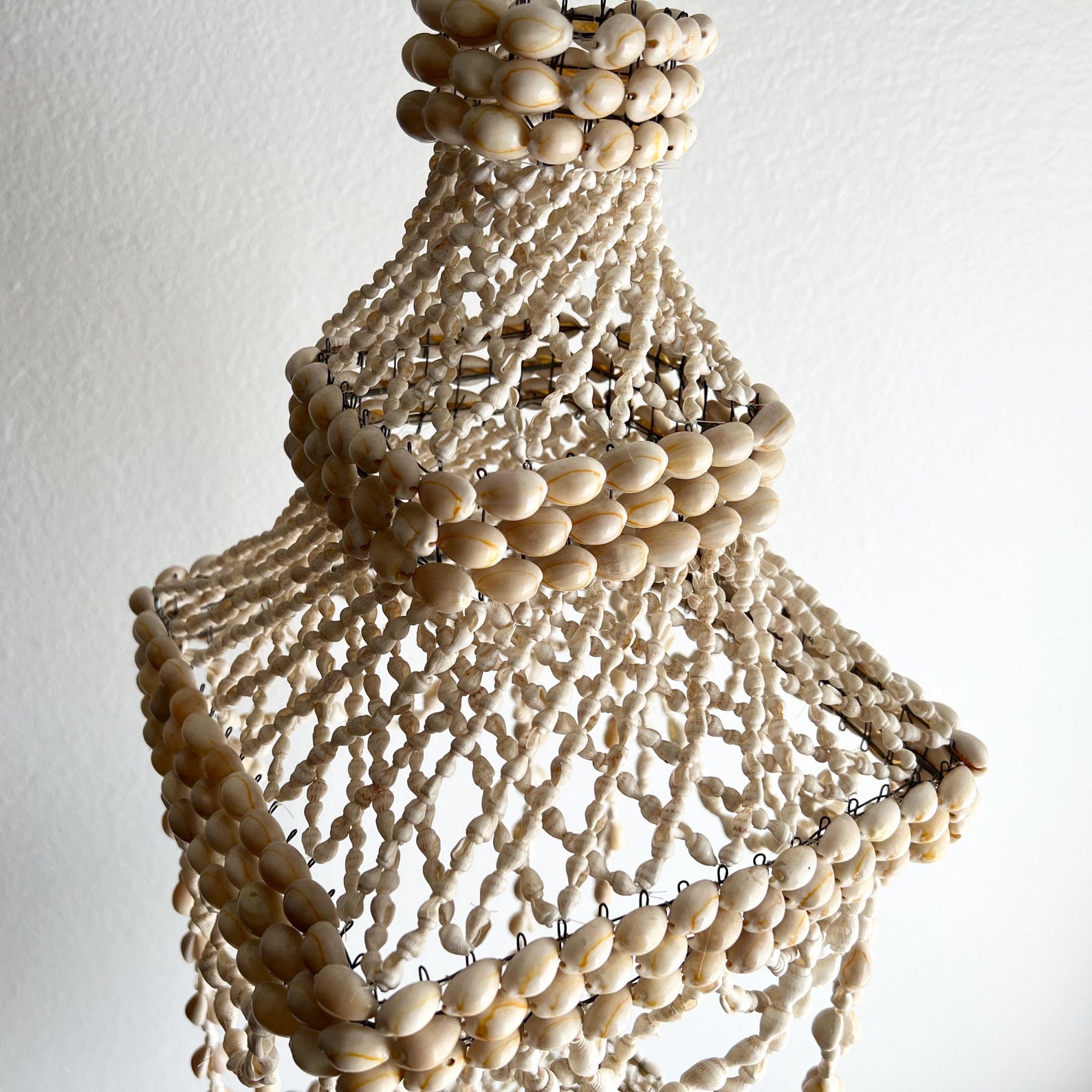 Vintage Sea Shell Chandelier/sea Shell Home Decor/bohemian Decor/boho ...