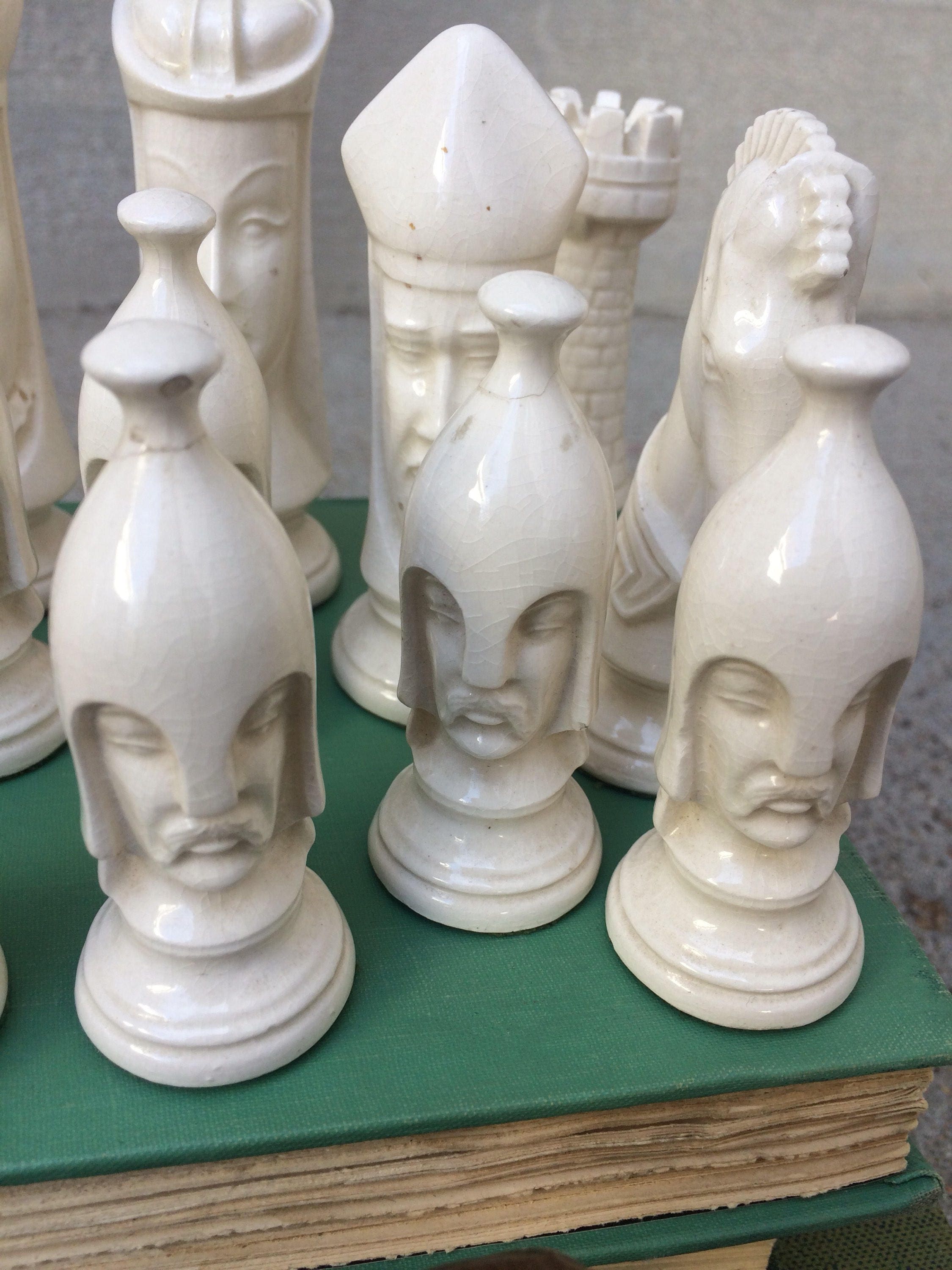 DUNCAN Ceramic Unique Chess Pieces Individual Pieces Etsy