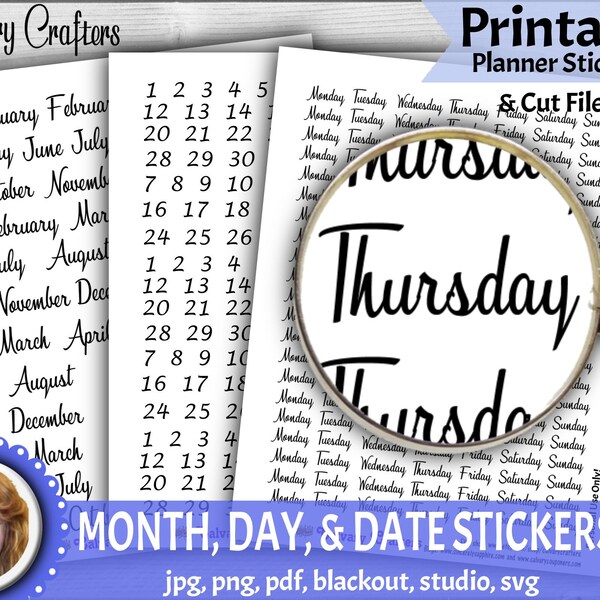 Planner Stickers Printable - Etsy