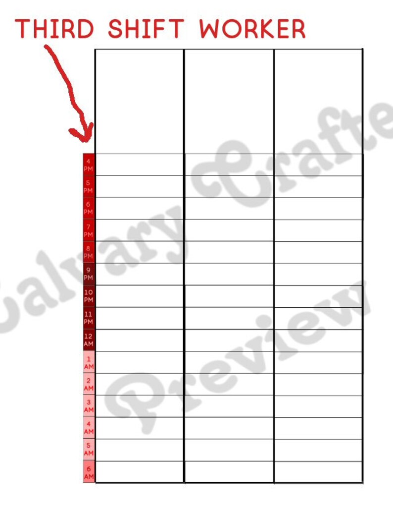 Hourly Strips PRINTABLE Planner Stickers CUT Files BIG - Etsy
