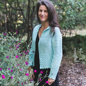 Emmeline Cardigan Crochet Pattern, Women's Sizes XS, S, M, L, XL, 2X image 7