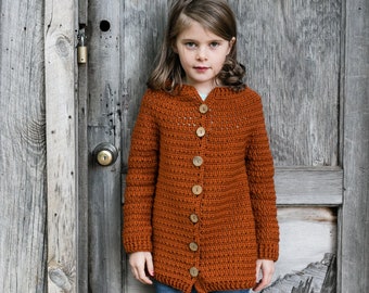 Baby, Toddler, Child, Youth Crochet Cardigan Sweater Pattern, The Willow Cardigan by Teal & Finch