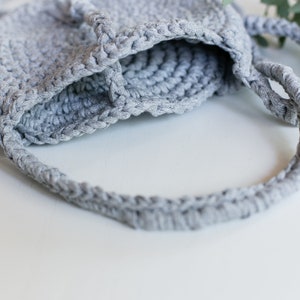 Celestial Crossbody Bag Crochet Pattern, Fabric, T-shirt, Yarn, Crochet Gift Idea, teen, adult gift idea, purse image 6