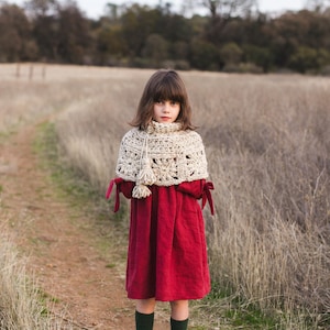 Granny Square Capelet Crochet Pattern, PDF image 2