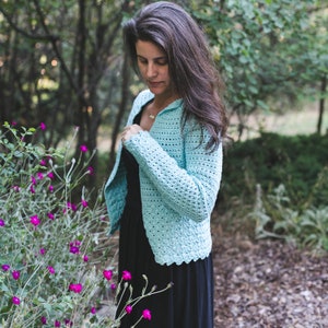 Emmeline Cardigan Crochet Pattern, Women's Sizes XS, S, M, L, XL, 2X image 8