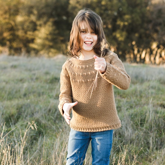 Dahlia Sweater Crochet Pattern Long AND 
