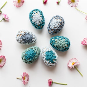 Egg Cozies Crochet Pattern, Easter, Spring, Scrap Yarn Project, Guest Favors DIY image 1