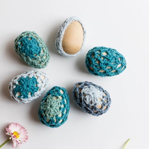 Egg Cozies Crochet Pattern, Easter, Spring, Scrap Yarn Project, Guest Favors DIY image 6